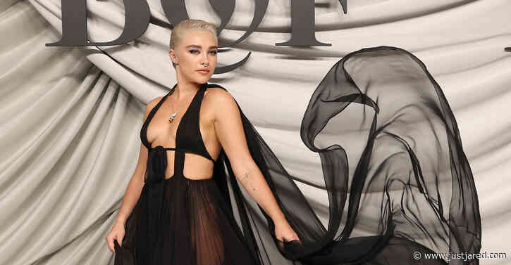 Florence Pugh Brings Drama to Red Carpet with Her Valentino Gown at Business of Fashion Event