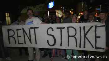 Tenants at 2 more Toronto apartment buildings join rent strikes as protests reach 5-month mark