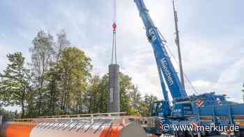 Neuer Funkmast ist mehr als 60 Meter hoch