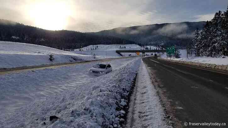 Winter tire regulations begin Sunday for Coquihalla, Okanagan Connector