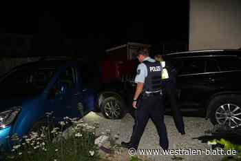 Mit zwei Promille in Vorgarten gefahren