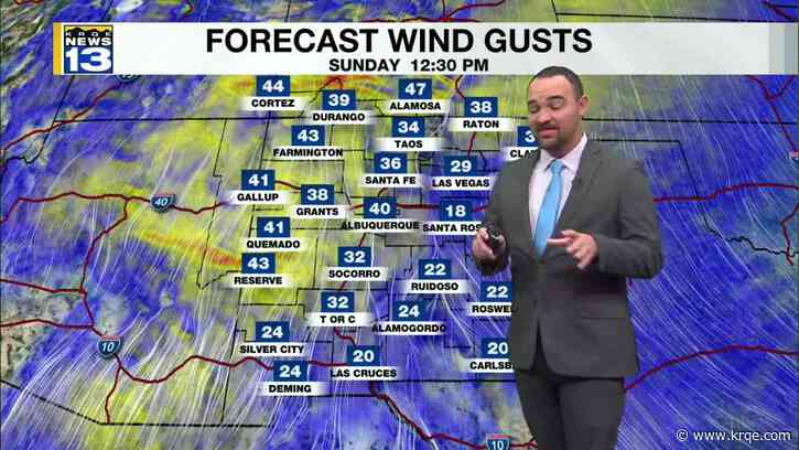 Isolated storms continue to move through New Mexico