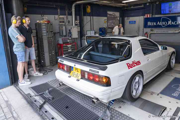 Mazda RX-7 (1986) - Op de Rollenbank
