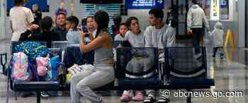 Chicago is keeping hundreds of migrants at airports while waiting on shelters and tents