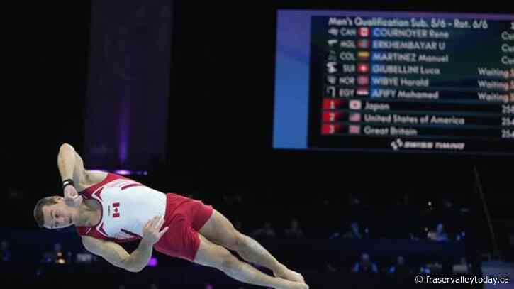 Canada’s men’s artistic gymnastics team qualifies for Olympics with worlds showing