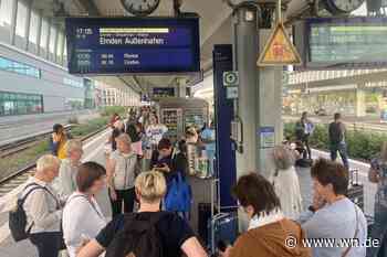 Hauptbahnhof in Münster für Zugverkehr gesperrt