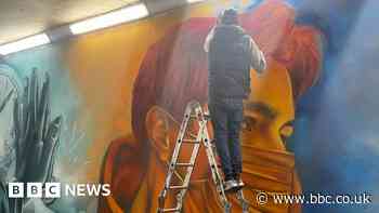 Peterborough's new mural reflects lockdown emotions