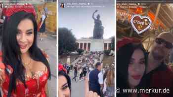 „Das erste Mal eine Maß Bier“: Iris Klein turtelt mit Mr. T auf dem Oktoberfest