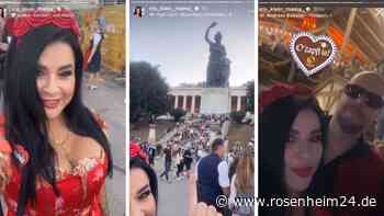 „Das erste Mal eine Maß Bier“: Iris Klein turtelt mit Mr. T auf dem Oktoberfest