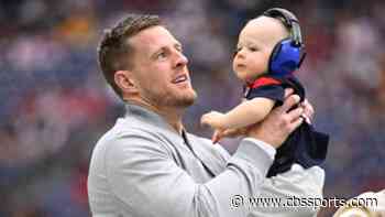 LOOK: JJ Watt added to Texans Ring of Honor during halftime of Houston's game vs. Steelers