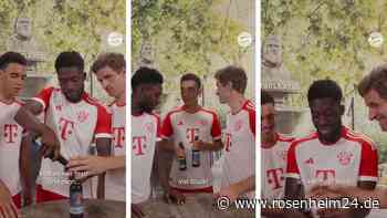 Müller hilft Bayern-Stars beim Bierflaschenöffnen – einer schafft es, der andere scheitert grandios