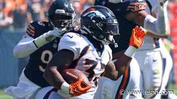 RB Williams injures hip, exits Broncos' 1st win