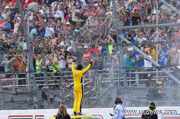 Ryan Blaney Beats Kevin Harvick in a Drag Race at Talladega to Advance in NASCAR Playoffs