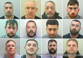 The East Lancashire criminals banged up last month