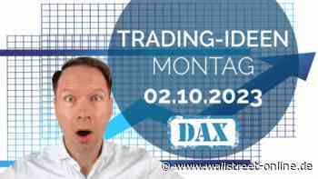 DAX-Tradingideen: DAX teste die ehemalige Range-Kante