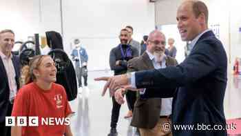Swindon: Prince William visits youth mental health charity
