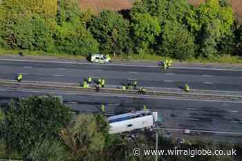 Headteacher: 'Difficult day' for Wirral students after coach crash M53