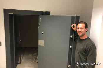 Alter Tresorraum der neuen Bar „Siwa“ wird zum Flaschen-Lager