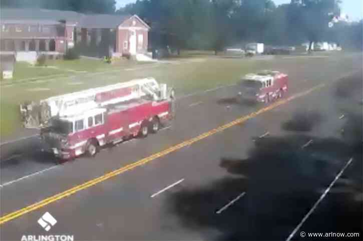 NOW: ACFD battling house fire in Arlington Forest