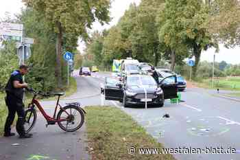 Schwerer Unfall in Delbrück: Straße zwischen Boke und Thüle gesperrt