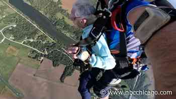 WATCH: 104-year-old Chicago woman sets world record for oldest tandem skydive