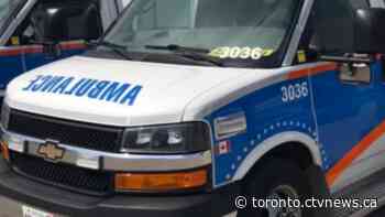 Pedestrian struck, injured in Brampton collision