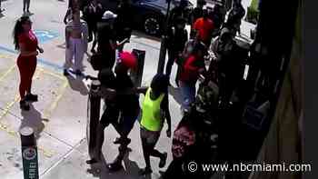 New surveillance shows high school students brawling at Miami Gardens gas station