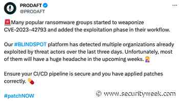 Recently Patched TeamCity Vulnerability Exploited to Hack Servers