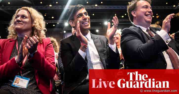 Rishi Sunak accused of presiding over ‘chaos’ as Tory conference braces for news of HS2 Manchester leg cancellation  – as it happened