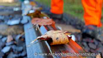 Drones and leaf busting trains keeping rail routes clear this autumn