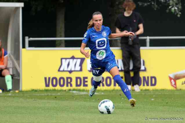 Als aanvallende middenvelder drukt Gaëlle Nierynck haar stempel bij AA Gent Ladies: “Grote aanpassing, maar voel me steeds beter in die rol”