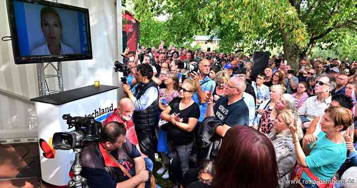 Drohender Anschlag? AfD-Chefin Weidel sagt Kundgebung ab