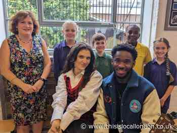 Mae Muller from Eurovision performs at Islington school