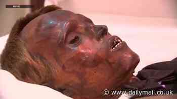 Oldest mummy in the US will finally get a proper burial: 'Stoneman Willie' -has been on display in a funeral home for 128 years