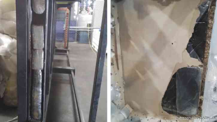 CBSA seizes nearly 200 kilograms of opium hidden inside steel machinery, furniture