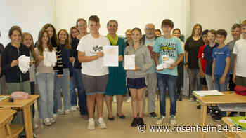 Kunstverein Traunstein zeichnet junge Künstlerklasse am Annette-Kolb-Gymnasium aus