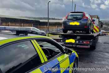 Volvo driver arrested in Burnley after failing drug test