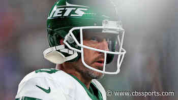 Jets' Aaron Rodgers calls Travis Kelce 'Mr. Pfizer' after vaccine ad, says he's 'well ahead' of rehab timeline