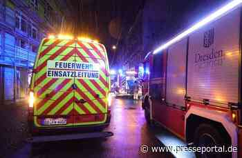 FW Dresden: Wohnungsbrand mit sehr starker Rauchentwicklung
