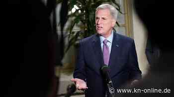 Votum gegen McCarthy: US-Parlament vor historischer Abstimmung über Absetzung