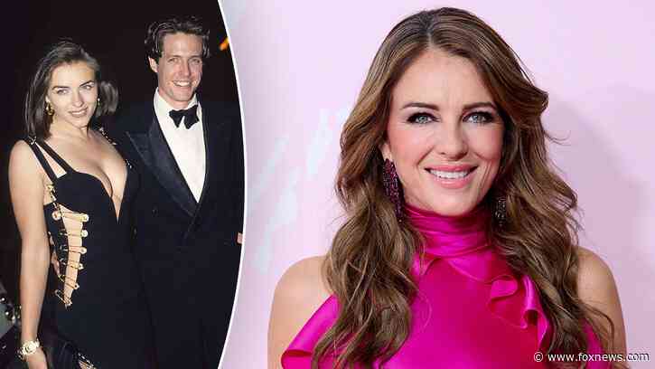 Elizabeth Hurley recalls early days with Hugh Grant and 'alarming' safety pin dress