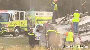 Overturned tanker shuts down part of US 264 in Nash County