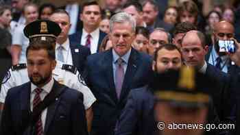 McCarthy vote live updates: House speaker ousted for first time in US history