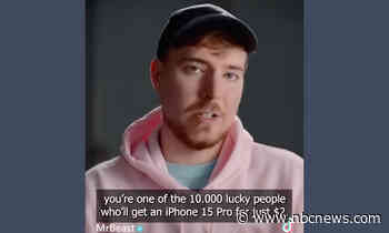MrBeast calls TikTok ad showing an AI version of him a 'scam'