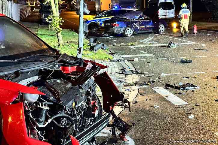 Schwerer Unfall auf der Breslauer Straße in Paderborn