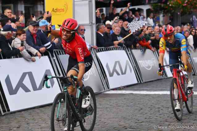 Edward Theuns ziet winst in Binche-Chimay-Binche op de eindstreep aan zijn neus voorbijgaan: “Het wil maar niet lukken”