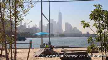 Manhattan hat nun einen Strand - aber Schwimmen ist verboten