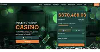 TG.Casino ICO Blasts Past $376,000 - Why This Telegram Gaming Crypto's 1,000%-Plus APY Coin Could 50x