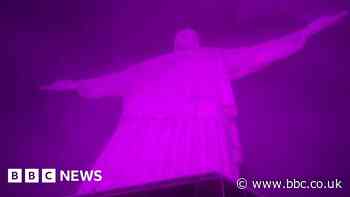 Watch: Iconic Christ the Redeemer statue in Rio turns pink