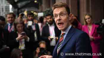 Tory party conference live: West Midlands mayor considers quitting over HS2 decision. subscription